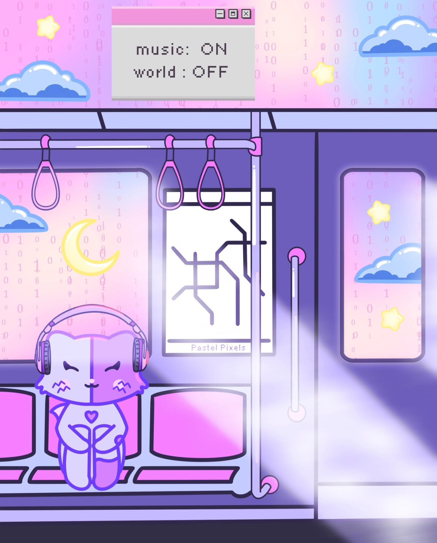 music: ON world: OFF